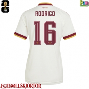 Spanien Rodri Hernandez #16 Bortatröja Dam VM 2026 Kortärmad
